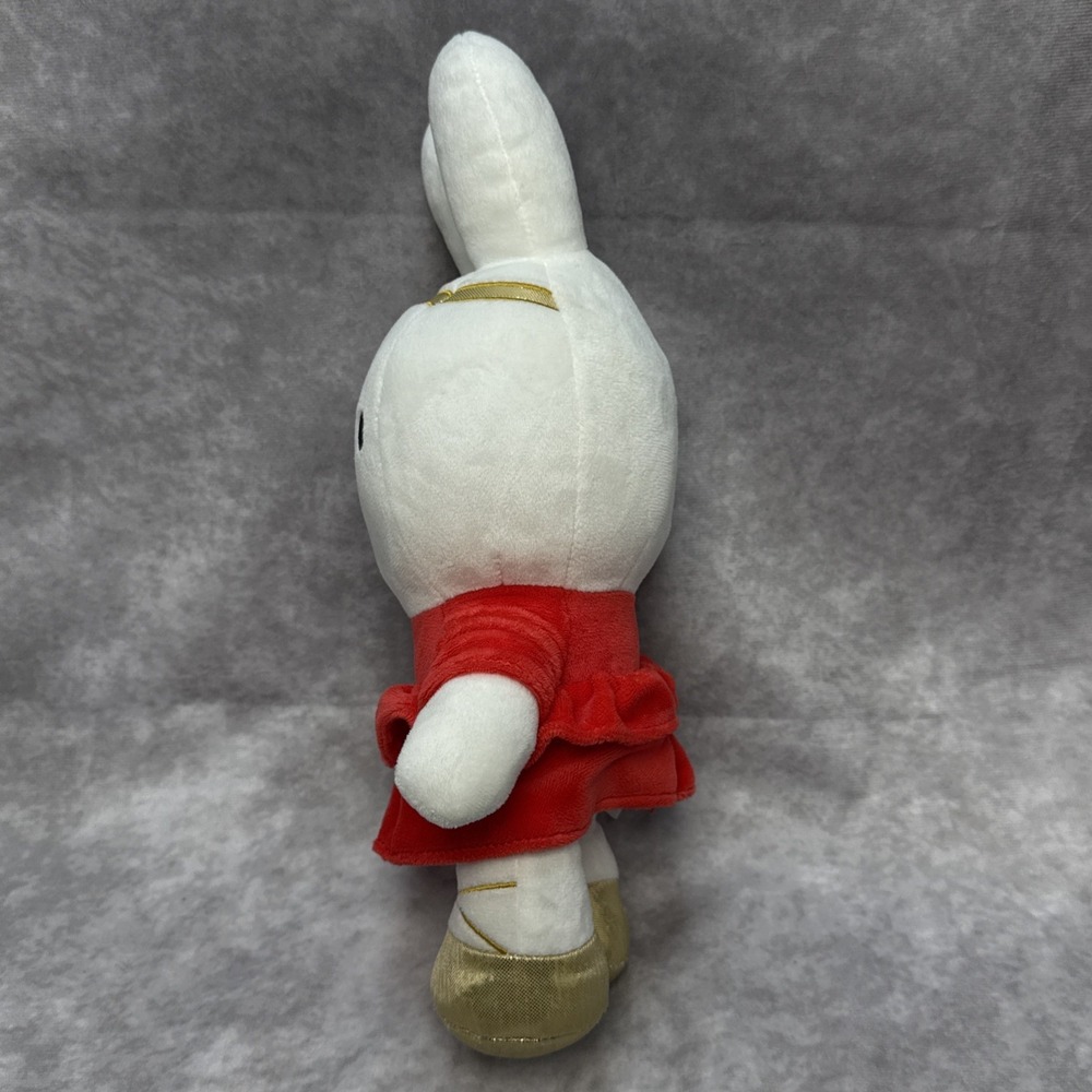 Miffy Christmas Valentines Doll Plush Stuffed Animal Red & Gold Outfit RARE 12" - Picture 6 of 11